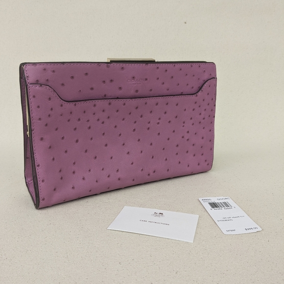Lavender Coach clutch - Picture 1 of 10